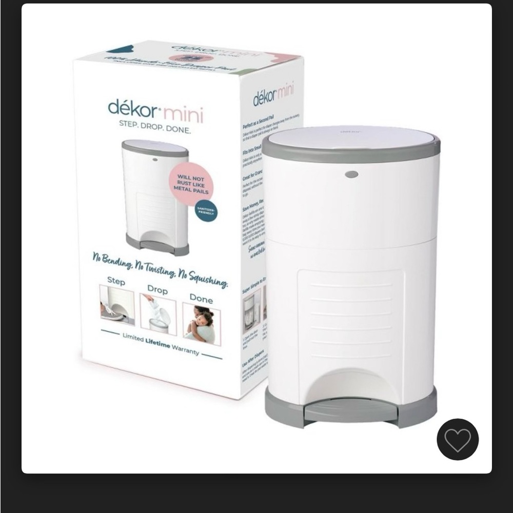 Diaper dekor mini pail